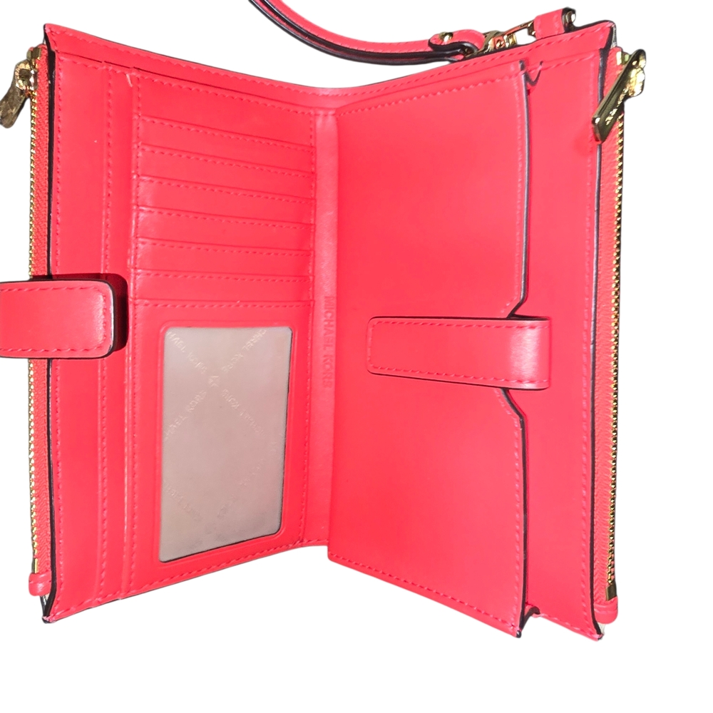 Michael Kors NWT Grapefruit Backpack & Used Wristlet Wallet - Picture 11 of 12
